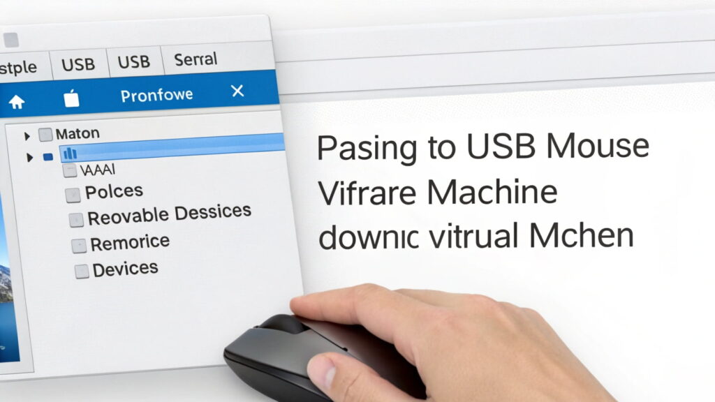How To Pass Through A USB Mouse To Your VMware VM